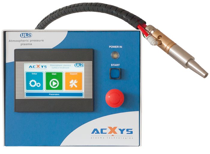 Torche plasma compacte : unité de commande à écran tactile et torche d'activation
